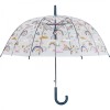 Susino Clear Dome Umbrella - Rainbows & Hearts