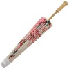 Premium Chinese Nylon Silk Bamboo Parasol - Pink Cherry Blossom