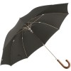 Classic Black Gents Automatic Opening Long Umbrella with Sleeve