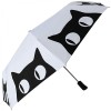Big Eyes Cat Auto O&C Folding Art Umbrella by Naked Decor