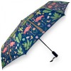 Flamingo Paradise Auto O&C Folding Art Umbrella by Naked Decor