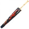 Premium Chinese Nylon Silk Bamboo Parasol - Midnight Koi