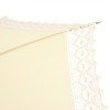 Art Deco Ivory Parasol with Lace Edge By Pasotti