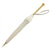 Eleonore - UVP Beige Parasol with Ivory Curl Lace Edge by Pierre Vaux