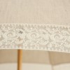 Eleonore - UVP Beige Parasol with Ivory Curl Lace Edge by Pierre Vaux