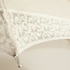 Eleonore - UVP Beige Parasol with Ivory Curl Lace Edge by Pierre Vaux