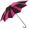 Pink & Black Swirl Walking Length Umbrella by Soake