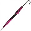 Pink & Black Swirl Walking Length Umbrella by Soake