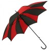 Red & Black Swirl Walking Length Umbrella by Soake