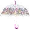 Multicolour Floral Border Dome Umbrella