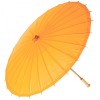 Chinese Paper and Bamboo Parasol with Elegant Handle - Mango