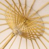 Chinese Paper and Bamboo Parasol with Elegant Handle - Water Blue