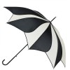 Black & Cream Swirl Walking Length Umbrella by Soake