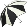 Black & Cream Swirl Walking Length Umbrella by Soake