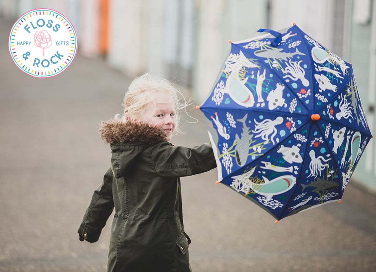 Exciting Colour Changing Umbrellas from Floss & Rock