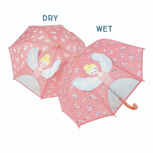 3D Peek-a-boo Colour Changing Kids Umbrella - Enchanted