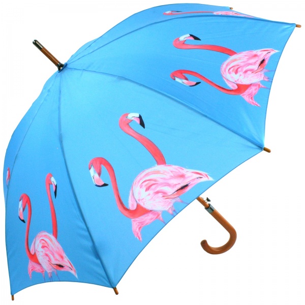 Emily Smith Umbrella - Flamingo's Flossy & Amber
