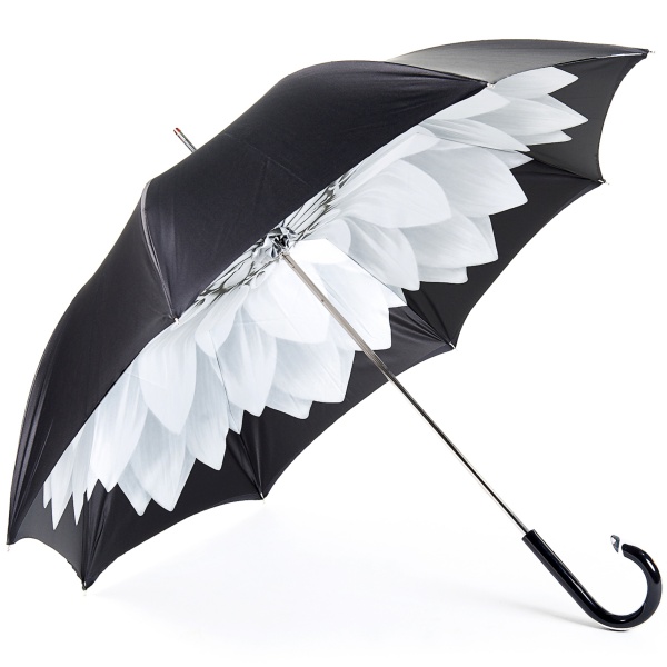 Lotus Silver Double Canopy Umbrella by Pasotti