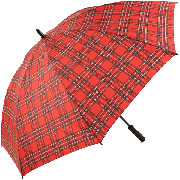 Tartan Golf Umbrellas - Red (as Royal Stewart)