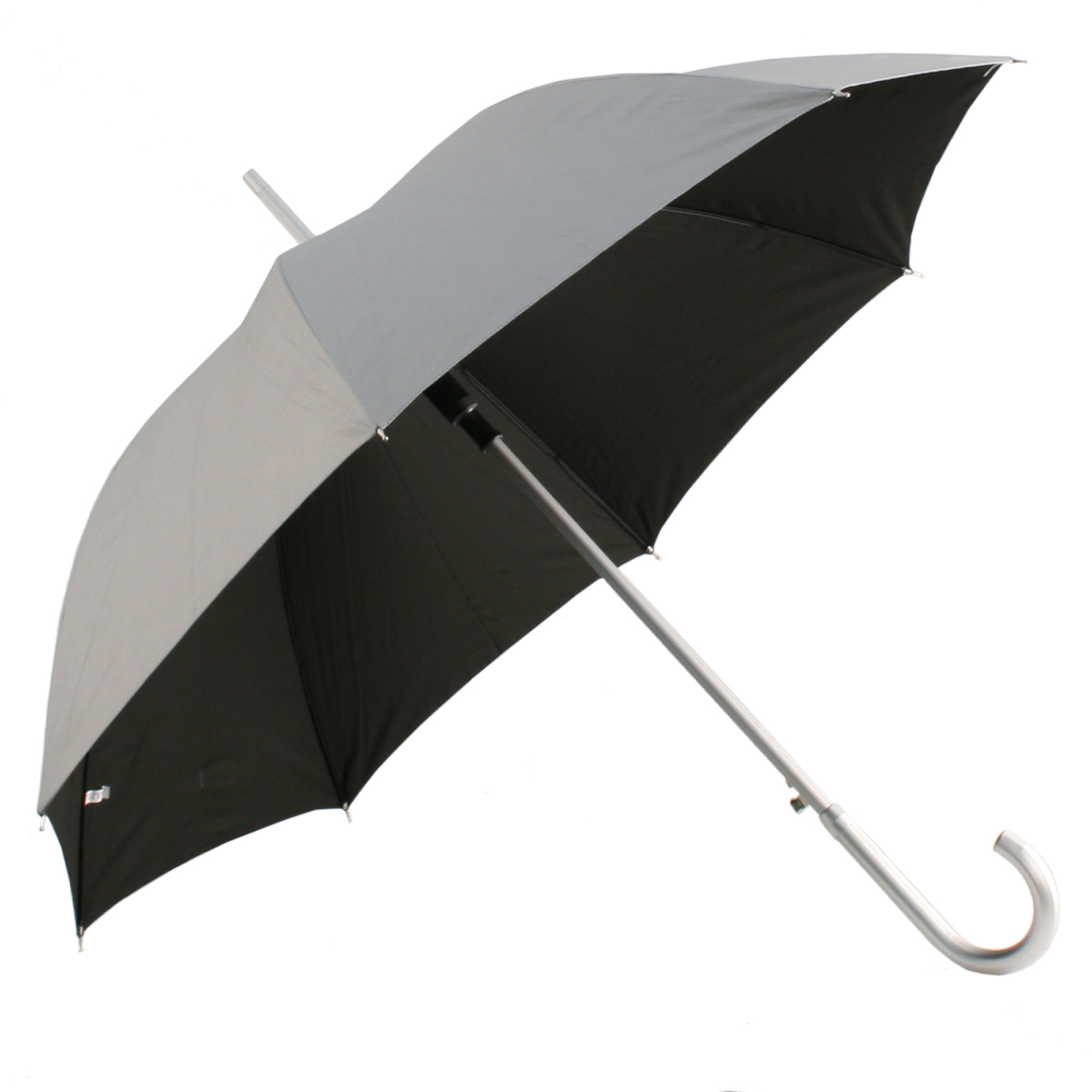 Silver 2 Tone Umbrella - Silver/Black