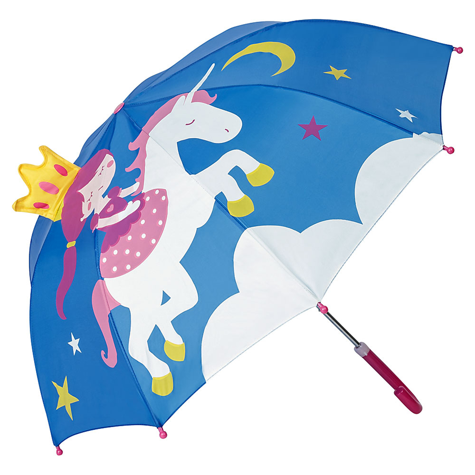 Children's 3D Umbrella - Princess & Unicorn | Brolliesgalore