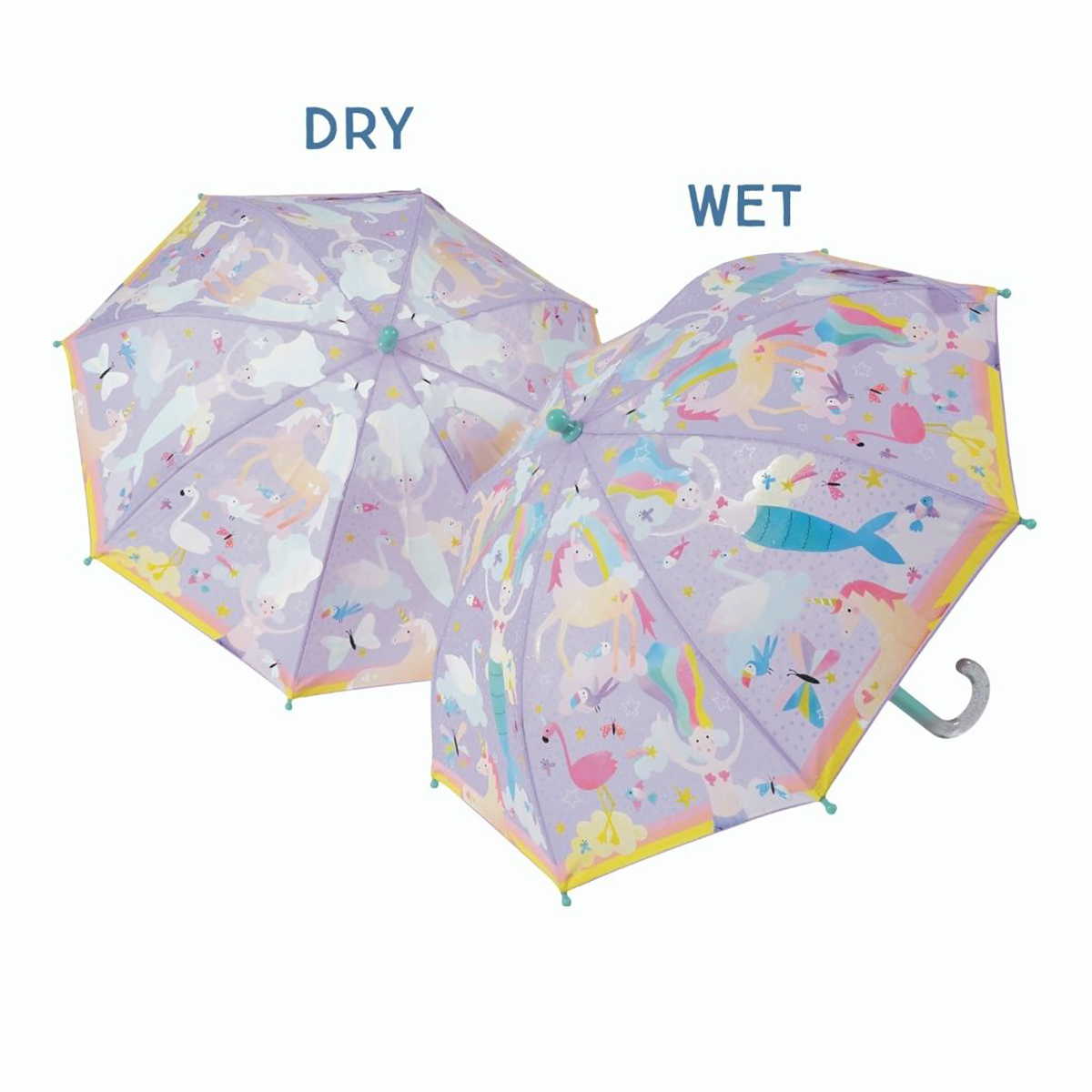 Colour Changing Childrens Umbrella - Fantasy