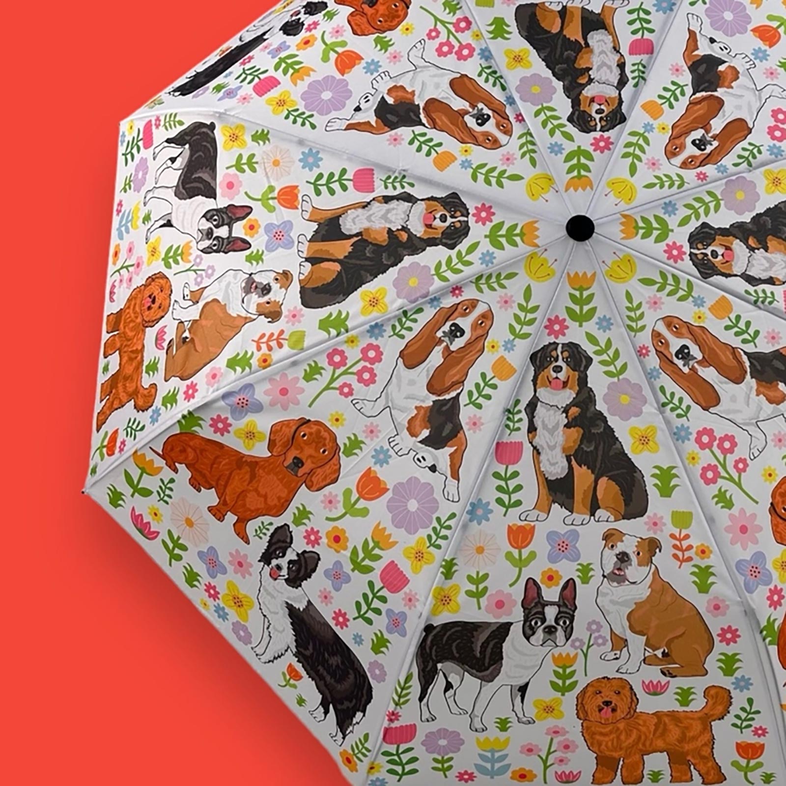 Umbrella with dogs on it discount