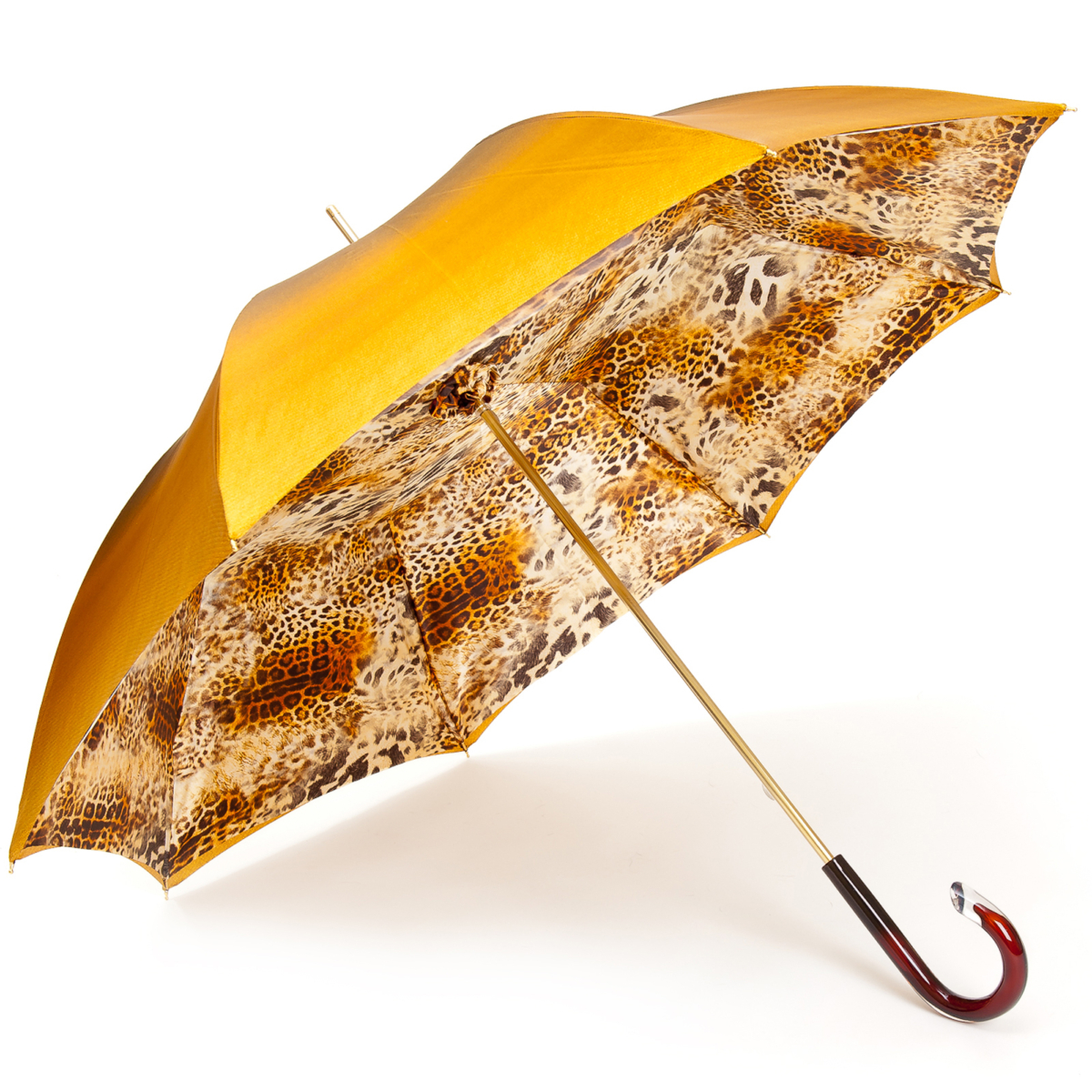 Glamour Gold Luxury Double Canopy Umbrella by Pasotti