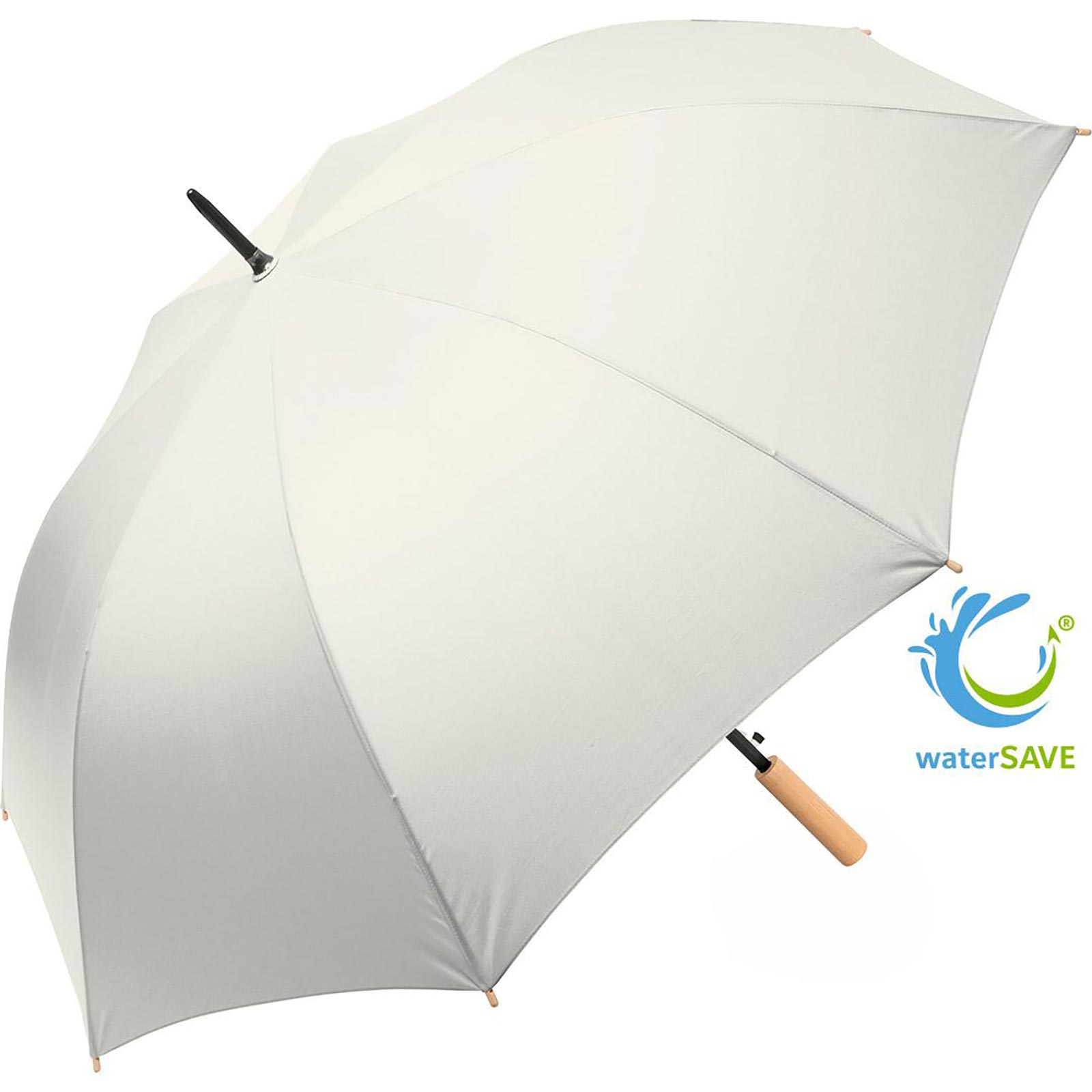ÖkoBrella Automatic Golf Umbrella - Pale Ivory | Brolliesgalore