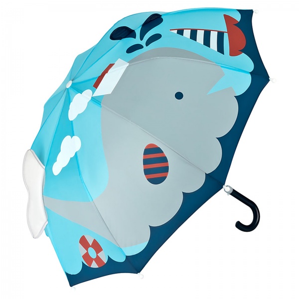 Children's 3D Umbrella - Whale & Boat