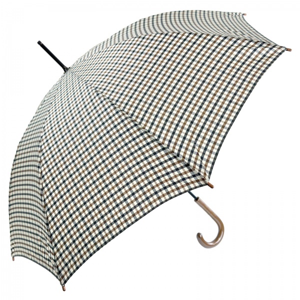 Tartan Check Walking Length Umbrella
