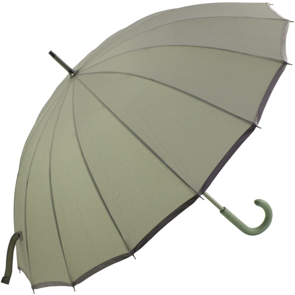 Sedici Fibreglass 16 Rib Umbrella - Grey