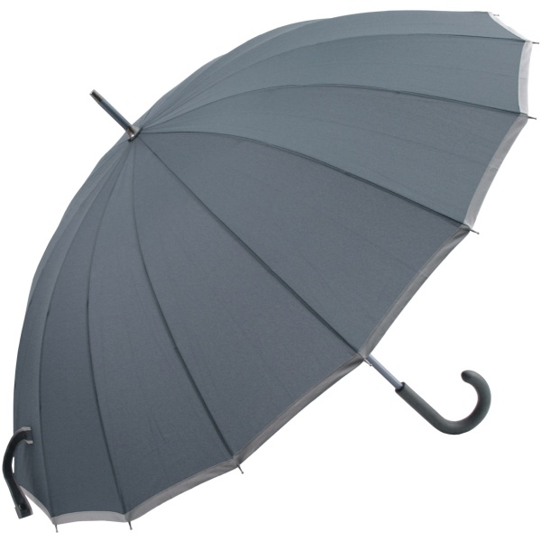 Sedici Fibreglass 16 Rib Umbrella - Slate Blue