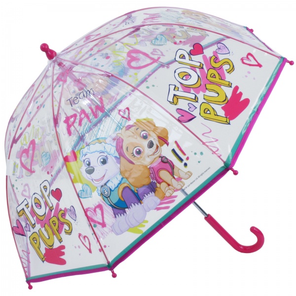 Nickelodeon's Paw Patrol Children's Dome Umbrella - Pink