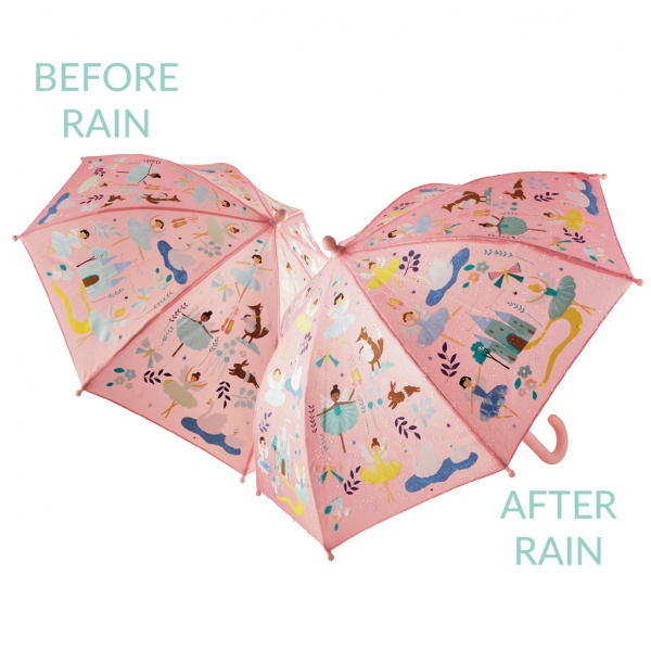 Colour Changing Childrens Umbrella - Enchanted