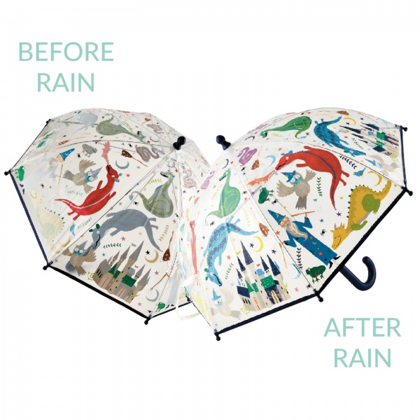 Colour Changing Childrens PVC Umbrella - Spellbound