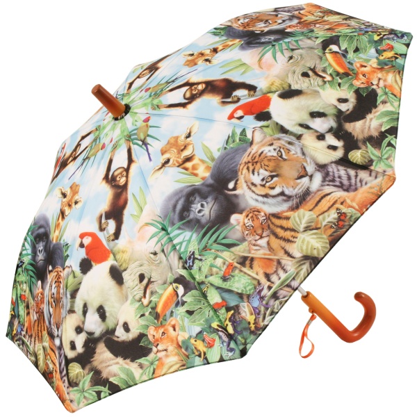 Galleria Kids Jungle Wildlife Umbrella