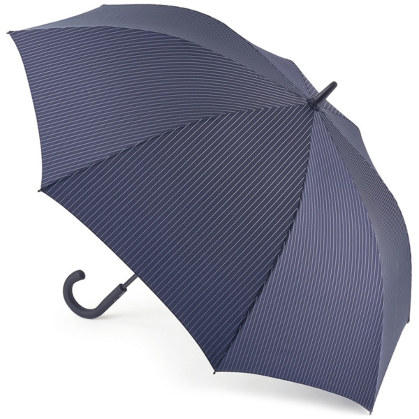 Fulton Knightsbridge Gents Umbrella - City Stripe Navy/Cloud