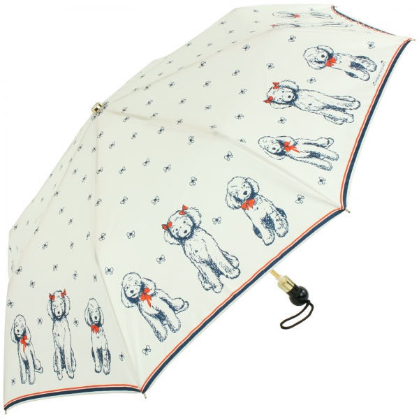 Le Parapluie Francais - UVP Auto Open Folding Umbrella - Poodles