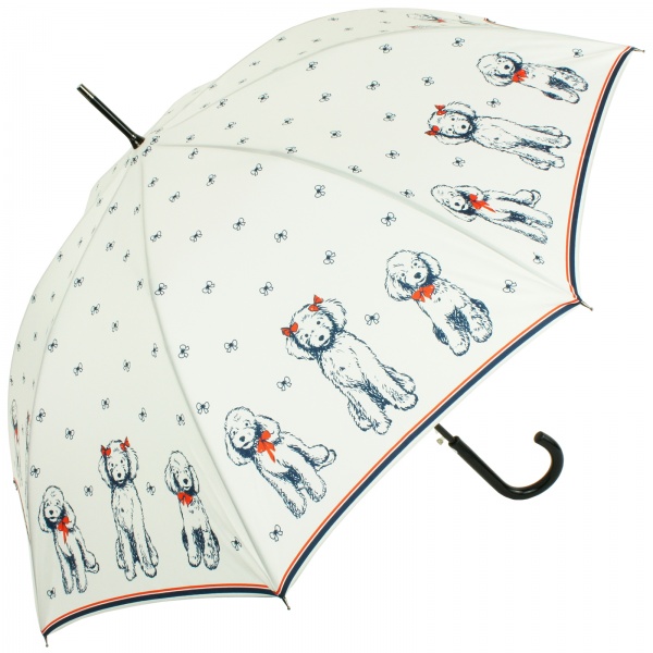 Le Parapluie Francais - UVP Walking Length Umbrella - Poodles