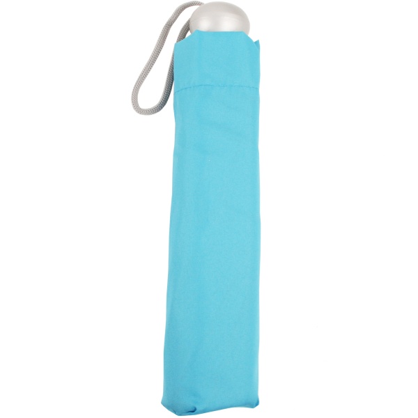 Mini Colours - Plain Coloured Folding Umbrella - Aqua