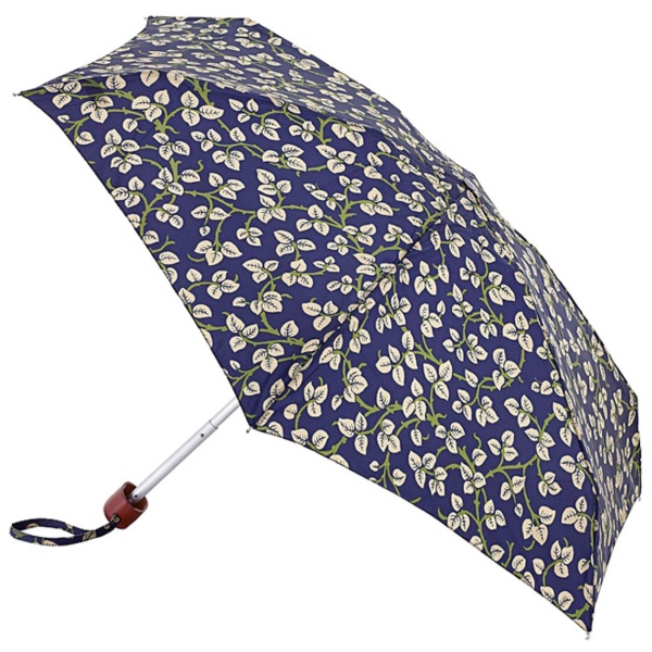 Morris & Co Tiny by Fulton - Lightweight UPF 50+ Folding Umbrella - Merton Leaf