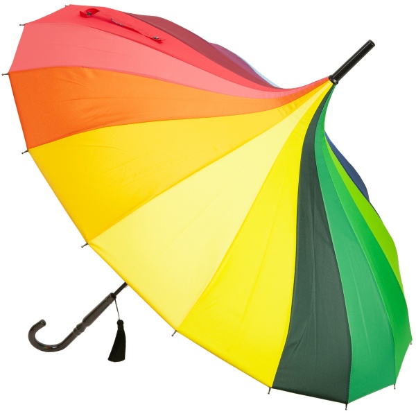 Classic Pagoda Umbrella from Soake - Rainbow