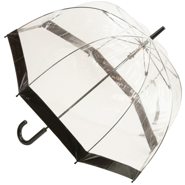 Soake Clear Deep Dome Umbrella - Black Trim