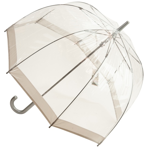 Soake Clear Deep Dome Umbrella - Silver Trim