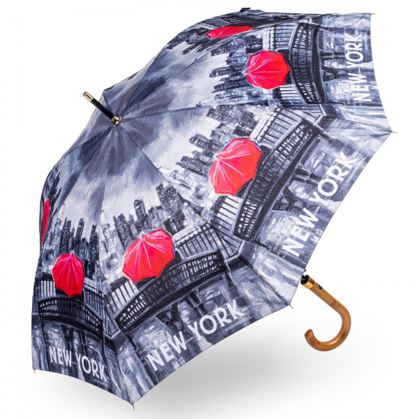 Stormking Classic Walking Length Umbrella - City Collection - New York Mono