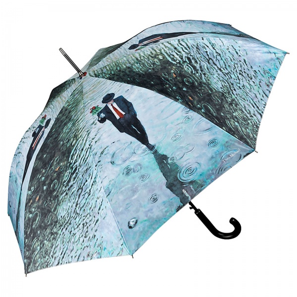 Theo Michael Walking Length Art Umbrella - Romance