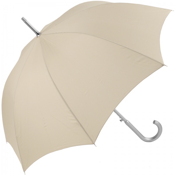 Colours - Plain Coloured Umbrella - Beige
