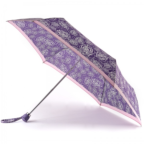 White Womens Accessories Umbrellas Fulton L927 Curio-2 Uv Duck Curio Umbrella in Grey/White 